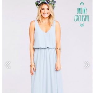 Show me your mumu Kendall maxi chiffon dress
